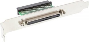 InLine SCSI III U320 Slot Bracket 68 Pin mini Sub-D female to female interior to exterior (45550) kaina ir informacija | Korpusų priedai | pigu.lt