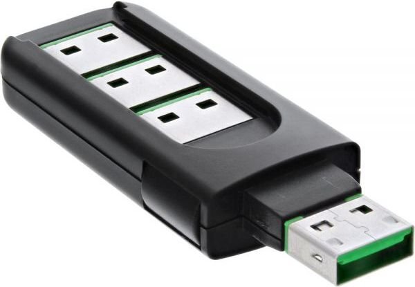 InLine USB Portblocker, 4 port blocker (55723) цена и информация | Korpusų priedai | pigu.lt