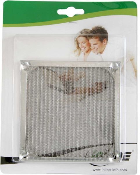 InLine Fan Grill Aluminum Filter 60x60mm (33376A) kaina ir informacija | Korpusų priedai | pigu.lt