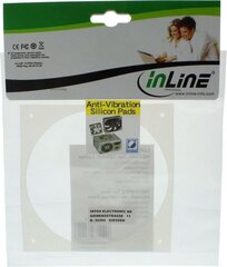 InLine Fan Vibration Decoupling for 120mm (36212I) kaina ir informacija | Korpusų priedai | pigu.lt