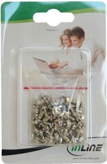 InLine Screw Set for PC bracket slot covers 50 pcs. (77782) цена и информация | Аксессуары для корпусов | pigu.lt