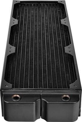 Thermaltake Radiator Pacific CL360 (360mm, 5x G 1/4, copper) Black (CL-W191-CU00BL-A) kaina ir informacija | Korpusų priedai | pigu.lt