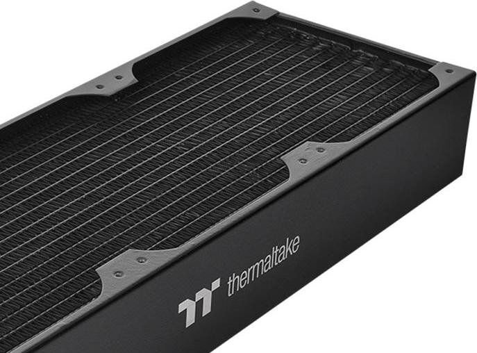 Thermaltake Radiator Pacific CL360 (360mm, 5x G 1/4, copper) Black (CL-W191-CU00BL-A) kaina ir informacija | Korpusų priedai | pigu.lt