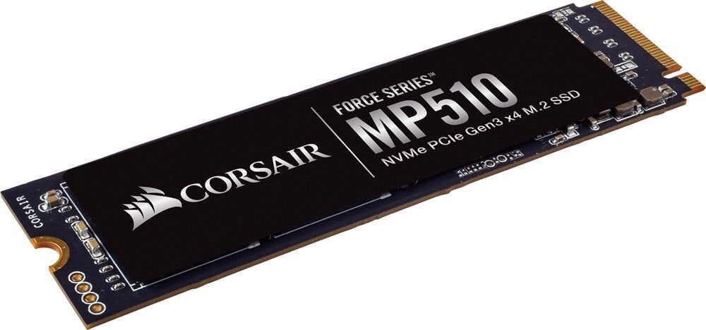 Corsair Force MP510 240GB PCIe x4 NVMe (CSSD-F240GBMP510) цена и информация | Vidiniai kietieji diskai (HDD, SSD, Hybrid) | pigu.lt