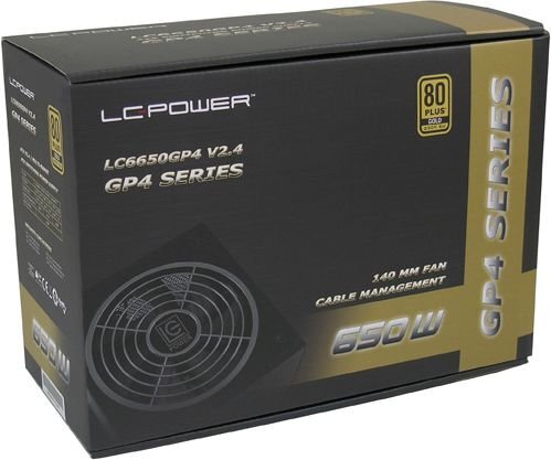 LC-Power LC6650GP4 V2.4 kaina ir informacija | Maitinimo šaltiniai (PSU) | pigu.lt