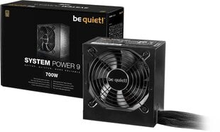 Be Quiet! System Power 9 - 700W BN248 kaina ir informacija | Maitinimo šaltiniai (PSU) | pigu.lt