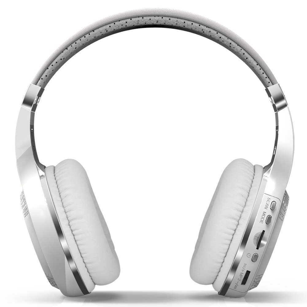 Belaidės ausinės Bluedio H+, Baltos kaina ir informacija | Ausinės | pigu.lt