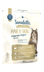 Sanabelle для породистых кошек Hair & Skin, 400 г цена и информация | Сухой корм для кошек | pigu.lt