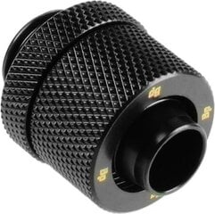 BitsPower straight connector 1/4" for 13/10 mm hoses - Black Matte (BP-MBCPF-CC2) kaina ir informacija | Aušinimas vandeniu - aksesuarai | pigu.lt