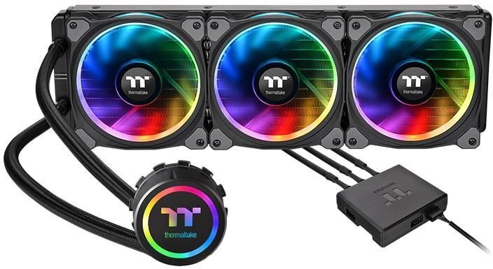 Thermaltake Floe Riing RGB 360 TT Premium Edition CL-W158-PL12SW-A kaina ir informacija | Aušinimas vandeniu - rinkiniai | pigu.lt