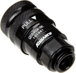 Koolance QD3 No-Spill quick release 1/4", Black (QD3-FSG4-BK) цена и информация | Водяное охлаждение - аксессуары | pigu.lt