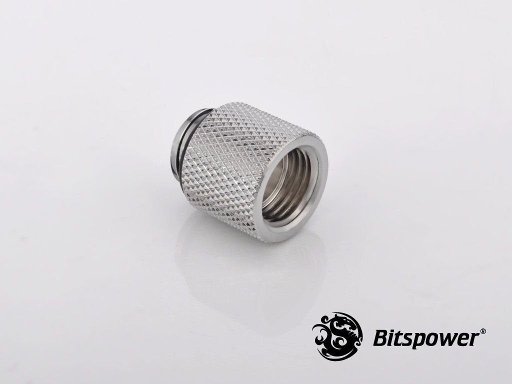 BitsPower G1/4", 15mm Silver (BP-WTP-C60) kaina ir informacija | Aušinimas vandeniu - aksesuarai | pigu.lt