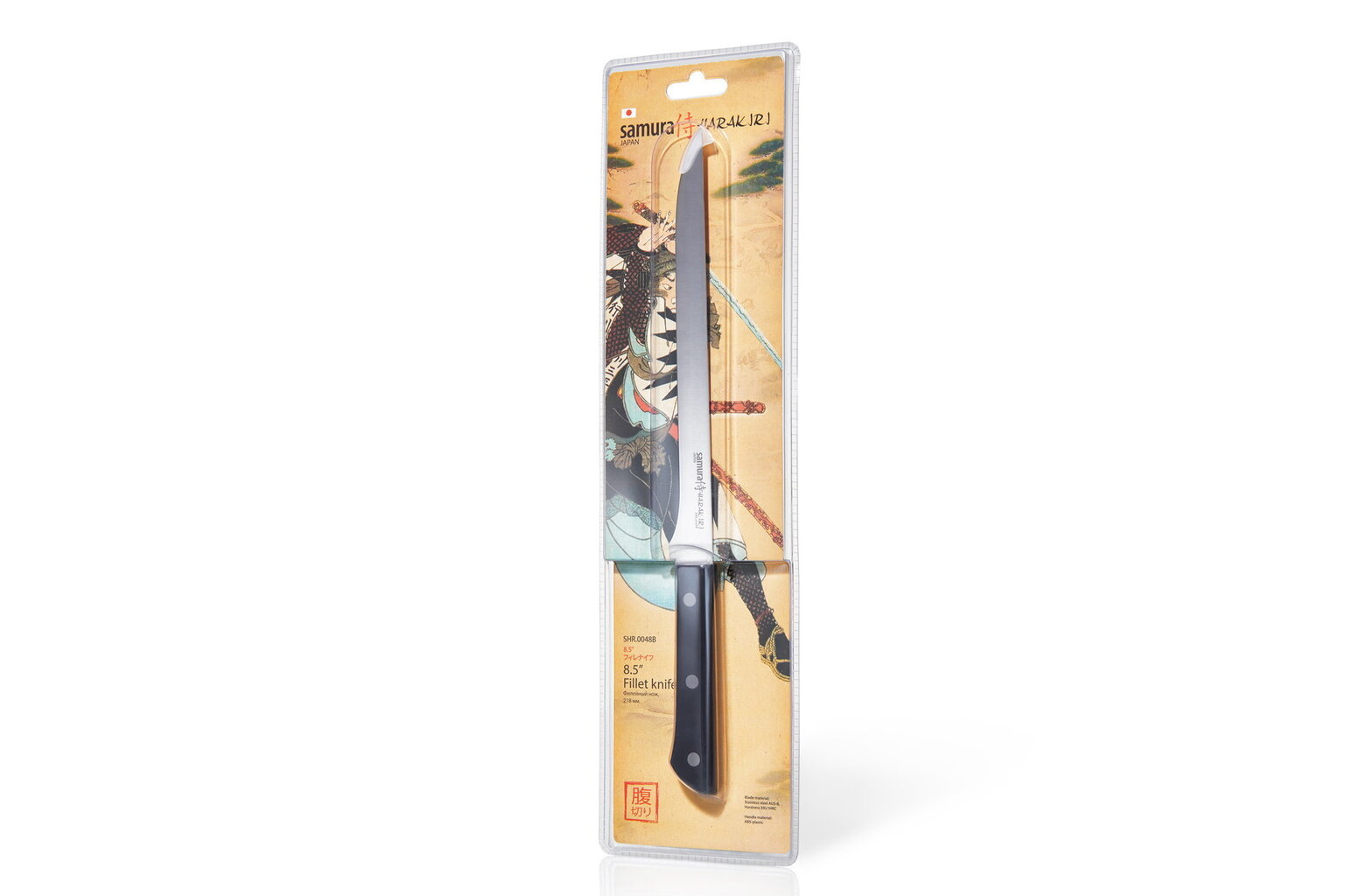 Samura Harakiri filė peilis, 21.8 cm kaina ir informacija | Peiliai ir jų priedai | pigu.lt