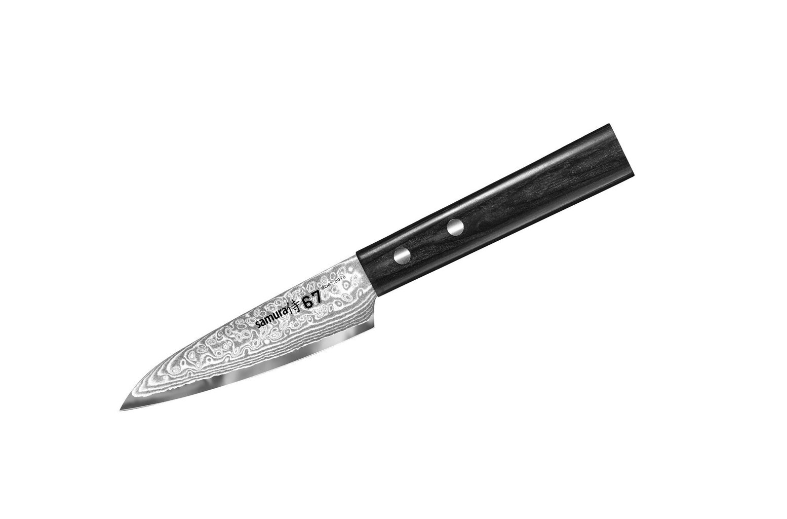 Samura Damascus daržovių peilis, 9.9 cm цена и информация | Peiliai ir jų priedai | pigu.lt
