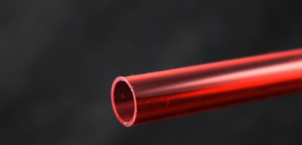 BitsPower Crystal Link Tube 12 / 10mm, 1000mm, Red (BP-NCCLT12ACIRD-L1000) kaina ir informacija | Aušinimas vandeniu - aksesuarai | pigu.lt