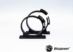 BitsPower Holder for 2-reservoir (BP-TBC4-BK) цена и информация | Водяное охлаждение - аксессуары | pigu.lt