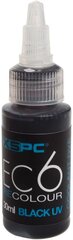 XSPC dye EC6 ReColour Dye, 30ml, Black UV (5060175589446) цена и информация | Водяное охлаждение - аксессуары | pigu.lt