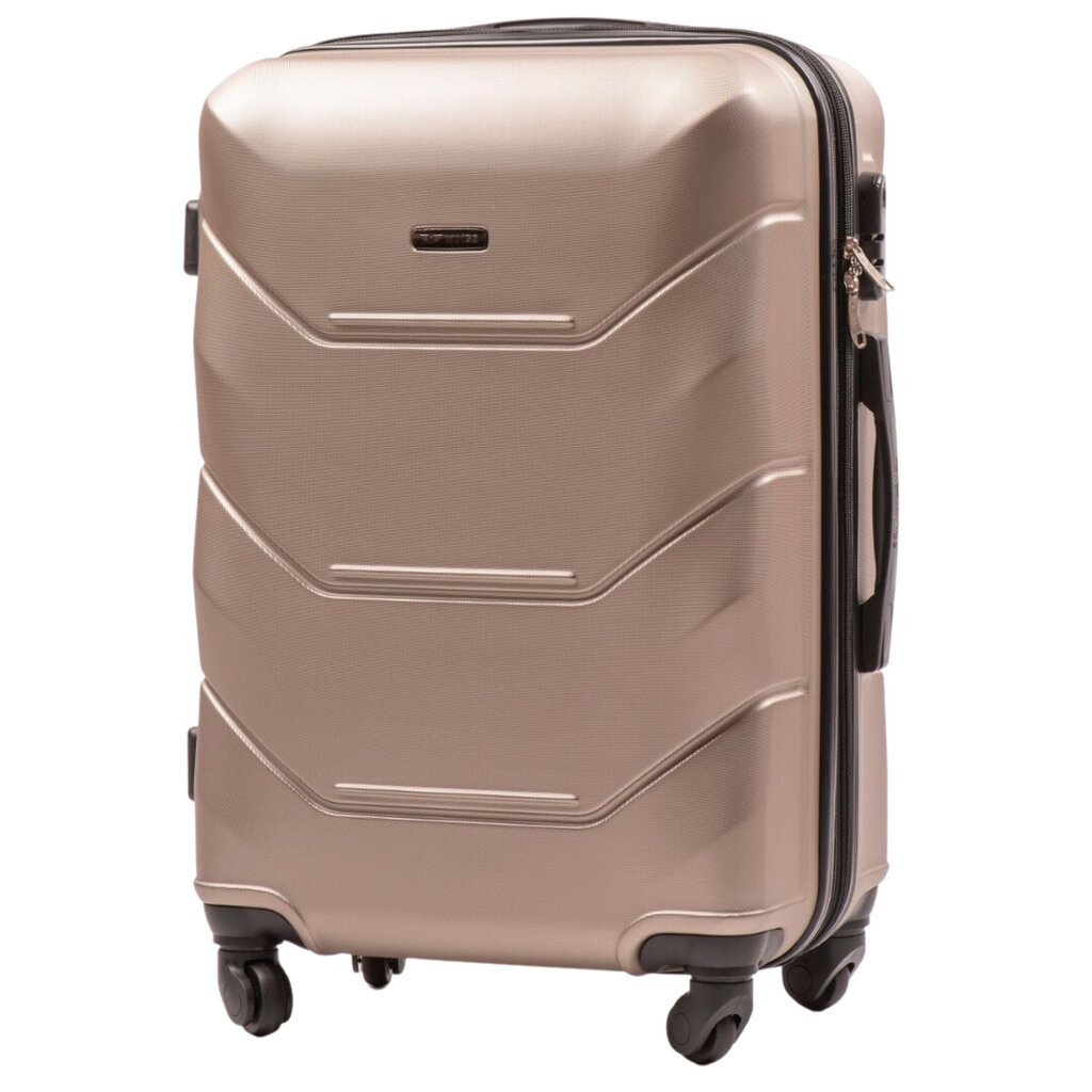Mažas lagaminas Wings Peacock XS, šviesiai rudas kaina ir informacija | Lagaminai, kelioniniai krepšiai | pigu.lt