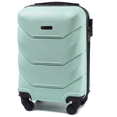 Маленький чемодан Wings Peacock XS, светло-зеленый цена и информация | Чемоданы, дорожные сумки  | pigu.lt