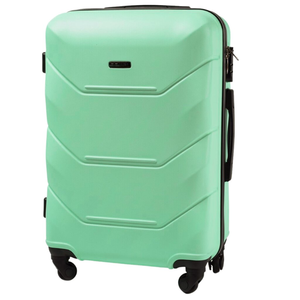Mažas lagaminas Wings Peacock XS, šviesiai žalias цена и информация | Lagaminai, kelioniniai krepšiai | pigu.lt