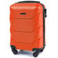 Mažas lagaminas Wings Peacock XS, oranžinis kaina ir informacija | Lagaminai, kelioniniai krepšiai | pigu.lt