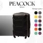 Mažas lagaminas Wings Peacock S, juodas цена и информация | Lagaminai, kelioniniai krepšiai | pigu.lt
