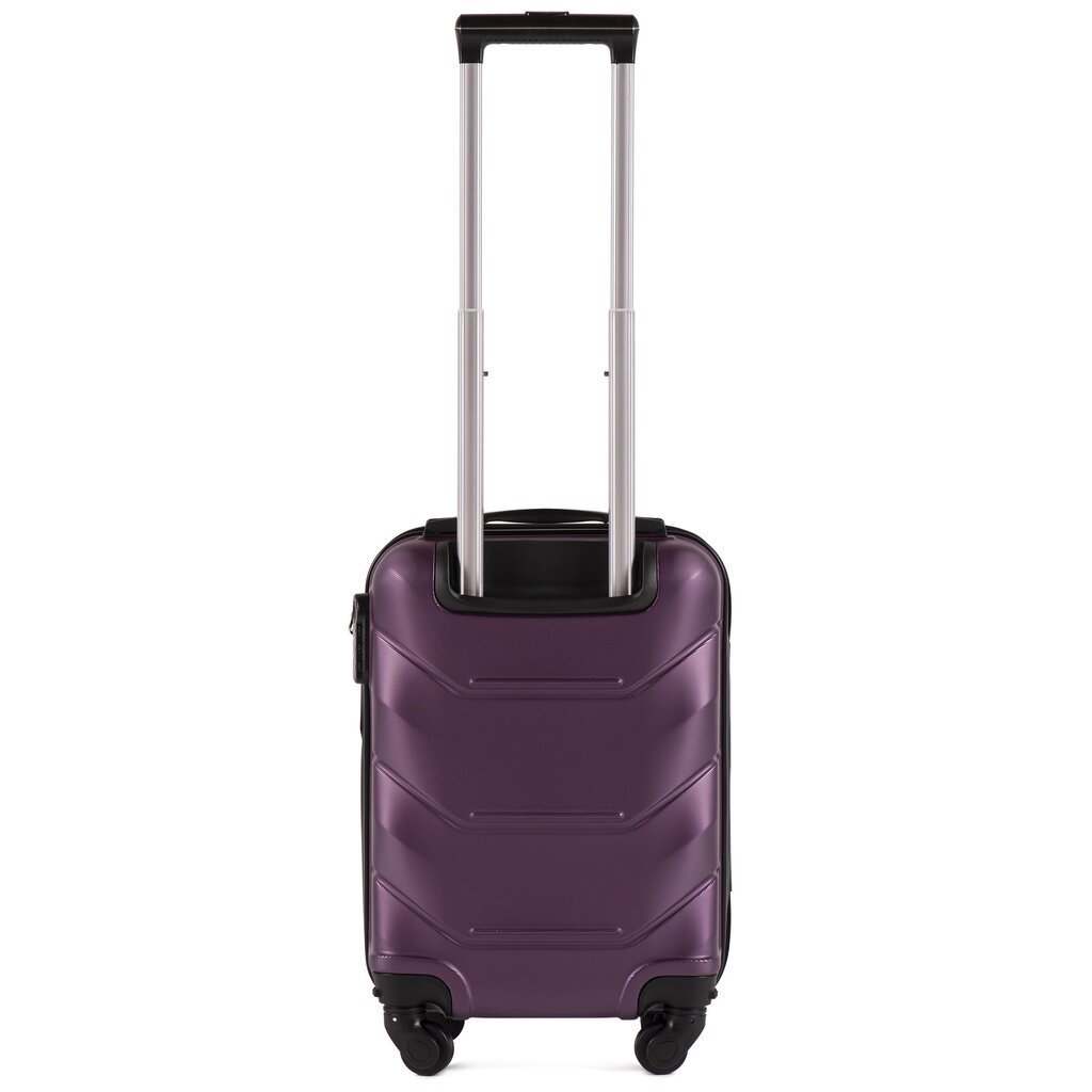 Mažas lagaminas Wings Peacock S, tamsiai violetinis kaina ir informacija | Lagaminai, kelioniniai krepšiai | pigu.lt