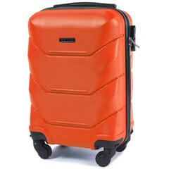Mažas lagaminas Wings Peacock S, oranžinis kaina ir informacija | Lagaminai, kelioniniai krepšiai | pigu.lt