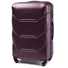 Vidutinis lagaminas Wings Peacock M, tamsiai raudonas kaina ir informacija | Lagaminai, kelioniniai krepšiai | pigu.lt