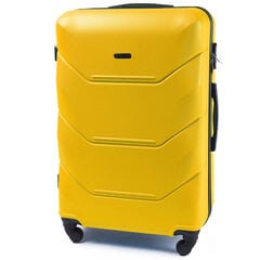 Vidutinis lagaminas Wings Peacock M, geltonas kaina ir informacija | Lagaminai, kelioniniai krepšiai | pigu.lt