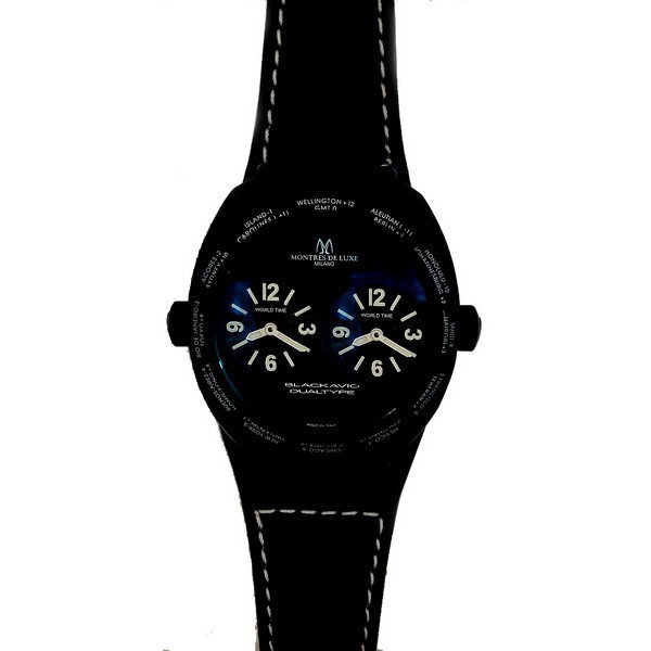 Laikrodis Montres de Luxe 09BK-3001 S0317163 kaina ir informacija | Vyriški laikrodžiai | pigu.lt