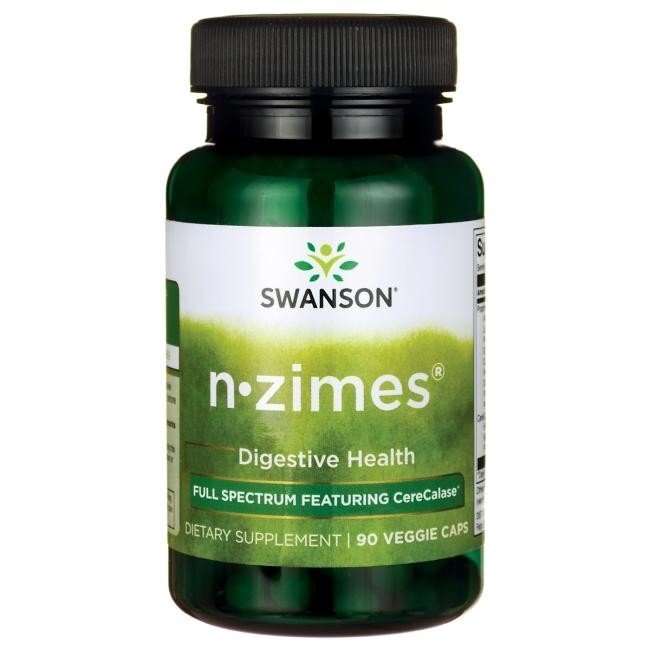 Maisto papildas Swanson Enzimai, 90 kapsulių kaina ir informacija | Vitaminai, maisto papildai, preparatai gerai savijautai | pigu.lt