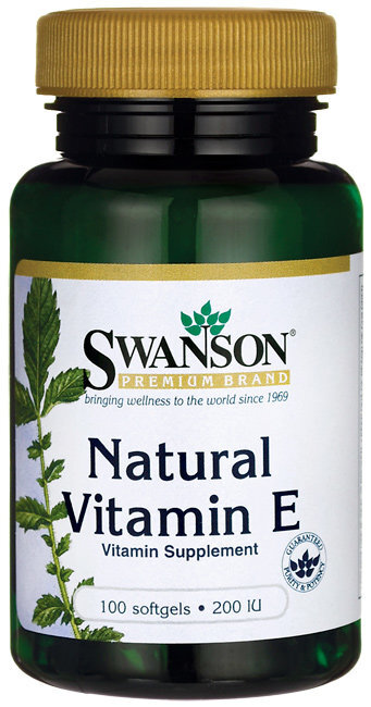 Maisto papildas Swanson Vitaminas E 200TV, 100 kapsulių kaina ir informacija | Vitaminai, maisto papildai, preparatai imunitetui | pigu.lt