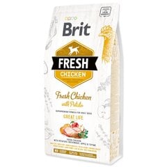 Brit Fresh Chicken with Potato Adult полноценный корм для взрослых собак 12 кг цена и информация | Сухой корм для собак | pigu.lt