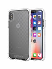 Tech21 Evo Check dėkliukas, skirtas iPhone X, skaidrus/baltas kaina ir informacija | Telefono dėklai | pigu.lt