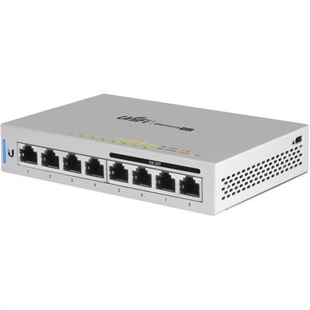 Ubiquiti Unifi US-8-60W PoE 802.3 af цена и информация | Komutatoriai (Switch) | pigu.lt