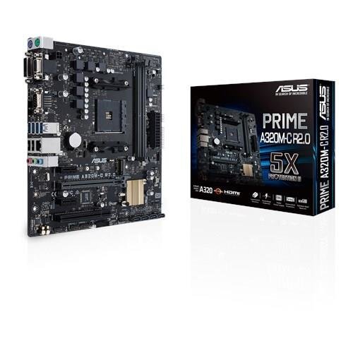 ASUS PRIMEA320M-CR2.0 kaina ir informacija | Pagrindinės plokštės | pigu.lt