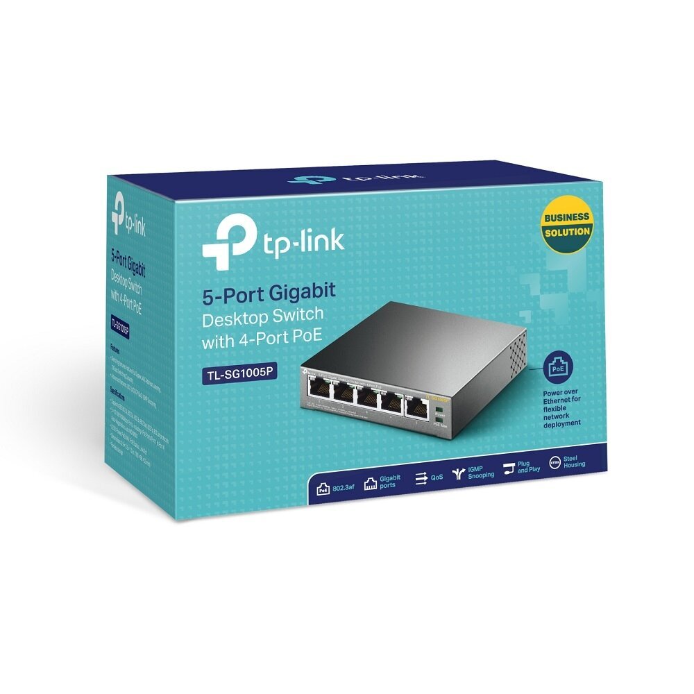 TP-LINK TL-SG1005P цена и информация | Komutatoriai (Switch) | pigu.lt