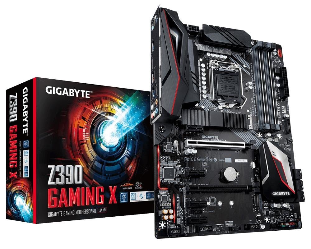 GIGABYTE Z390GAMINGX цена и информация | Pagrindinės plokštės | pigu.lt