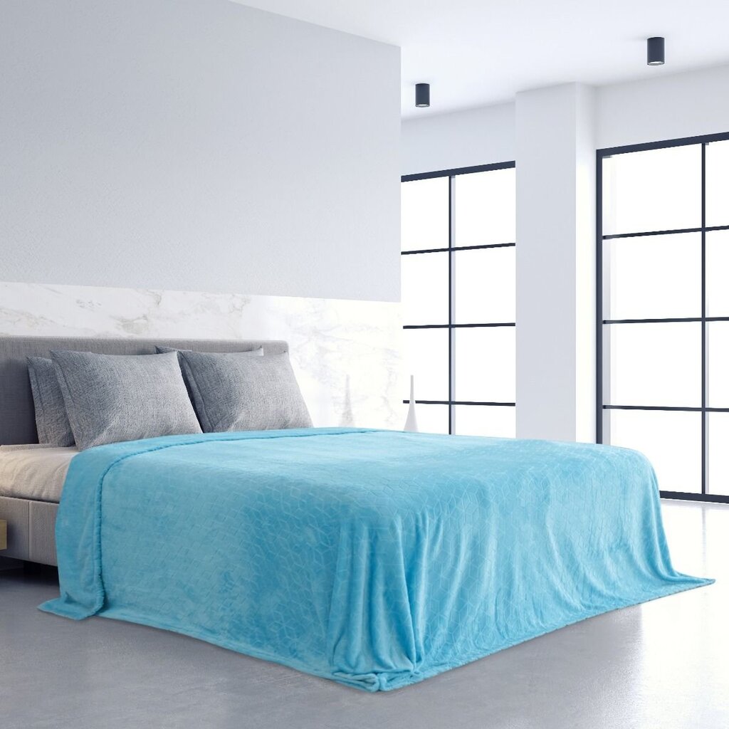 Amelia Home pledas Nessa Turquoise, 220x240 cm цена и информация | Lovatiesės ir pledai | pigu.lt