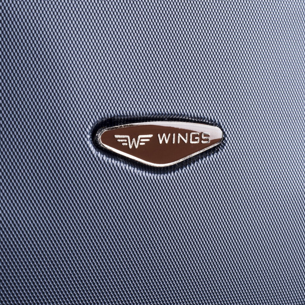 Lagaminų komplektas Wings 402-5, 5 vnt., tamsiai pilkas цена и информация | Lagaminai, kelioniniai krepšiai | pigu.lt