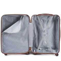 Комплект из 5 чемоданов Wings 402-5, красный цена и информация | Чемоданы, дорожные сумки | pigu.lt