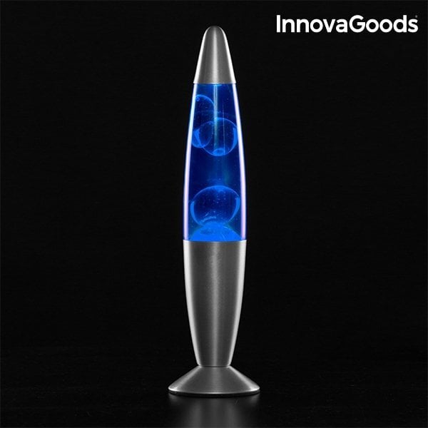 Lavos lempa InnovaGoods mėlyna kaina ir informacija | Staliniai šviestuvai | pigu.lt