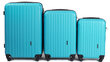 3 lagaminų komplektas Wings 2011-3, šviesiai mėlynas kaina ir informacija | Lagaminai, kelioniniai krepšiai | pigu.lt