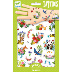 Татуировки - Весна (50+ татуировок), Djeco DJ09591 цена и информация | Игрушки для девочек | pigu.lt