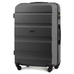 Средний чемодан Wings M AT01, тёмно-серый цена и информация | Чемоданы, дорожные сумки | pigu.lt
