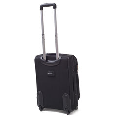 Маленький чемодан Wings Buzzard S, черный, 2 колесика цена и информация | Чемоданы, дорожные сумки | pigu.lt