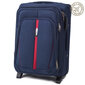 Mažas lagaminas Wings Buzzard S, mėlynas, 2 ratukų kaina ir informacija | Lagaminai, kelioniniai krepšiai | pigu.lt