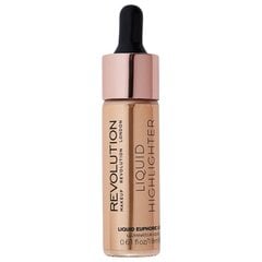 Švytėjimo suteikianti priemonė Makeup Revolution Liquid Highlighter, Euphoric Gold, 18 ml kaina ir informacija | Makeup Revolution Kvepalai, kosmetika | pigu.lt