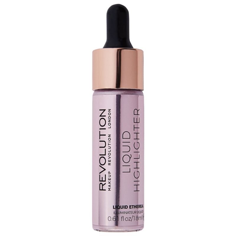 Švytėjimo suteikianti priemonė Makeup Revolution Liquid Highlighter, Ethereal, 18 ml kaina ir informacija | Bronzantai, skaistalai | pigu.lt